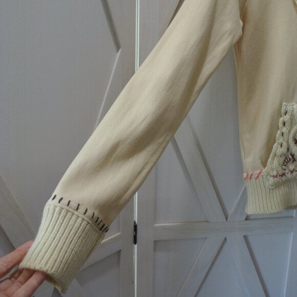 Free People Mixed Media Wool Blend Hooded Sweater - Picture 4 of 7